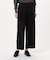 【美しいベーシックパンツ】ポリエステルレーヨン ストレッチワイドパンツ