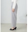 【美しいベーシックパンツ】ポリエステルレーヨン ストレッチワイドパンツ