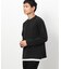 タテ畝ストレッチポンチ フェイクレイヤード クルーネックＴシャツ （長袖）