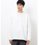 タテ畝ストレッチポンチ フェイクレイヤード クルーネックＴシャツ （長袖）