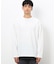 タテ畝ストレッチポンチ フェイクレイヤード クルーネックＴシャツ （長袖）
