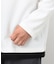 タテ畝ストレッチポンチ フェイクレイヤード クルーネックＴシャツ （長袖）