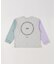 サークルプリント長袖Tシャツ