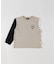 サークルプリント長袖Tシャツ