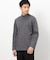 コットンスムース モックネックＴシャツ  （長袖）