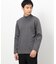 コットンスムース モックネックＴシャツ  （長袖）