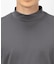 コットンスムース モックネックＴシャツ  （長袖）