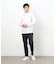 コットンスムース モックネックＴシャツ  （長袖）
