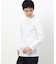 コットンスムース モックネックＴシャツ  （長袖）