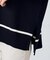 配色ラインワイドニット