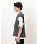 ケーブル柄 ベスト フェイクレイヤードＴシャツ