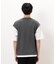 ケーブル柄 ベスト フェイクレイヤードＴシャツ