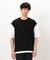 ケーブル柄 ベスト フェイクレイヤードＴシャツ