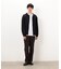 メッシュ編み ポロカーディガン