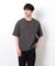 【セットアップ対応】リネンライク ポリエステル 布帛Ｔシャツ