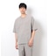 【セットアップ対応】リネンライク ポリエステル 布帛Ｔシャツ
