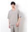 【セットアップ対応】リネンライク ポリエステル 布帛Ｔシャツ