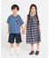 くしゅっとチェック 2wayワンピース