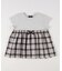 くしゅっとチェック チュニックTシャツ
