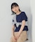 ボックスシルエット　クロップド丈Ｔシャツ