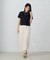 ボックスシルエット　クロップド丈Ｔシャツ