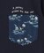 マリンアロハ柄ポケット 半袖Tシャツ