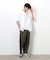 【スマートベーシックパンツ】ハイテンションツイル ワイドテーパードパンツ
