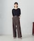 【美しいベーシックパンツ】裏メッシュ チノパンツ
