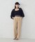 【美しいベーシックパンツ】裏メッシュ チノパンツ