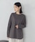 裾スリット ロングＴシャツ