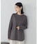 裾スリット ロングＴシャツ