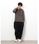 【セットアップ対応】Easy Active Wear ワイドバルーンパンツ