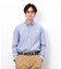 【形態安定加工】千鳥柄 コンパクト ボタンダウンドレスシャツ