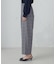 【美しいベーシックパンツ】ポリエステルレーヨンストレッチ ワイドパンツ