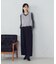 【美しいベーシックパンツ】ポリエステルレーヨンストレッチ ワイドパンツ