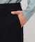 【スマートベーシックパンツ】両面起毛 ストレッチツイル  テーパードスラックス