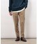 【スマートベーシックパンツ】両面起毛 ストレッチツイル  テーパードスラックス