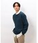 日本の色 ワイドリブクルーネックニット