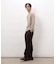 日本の色 リブタートルニット