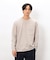 膨れジャカード 長袖 Ｔシャツ