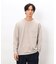 膨れジャカード 長袖 Ｔシャツ
