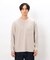 膨れジャカード 長袖 Ｔシャツ