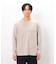 膨れジャカード 長袖 Ｔシャツ