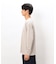 膨れジャカード 長袖 Ｔシャツ