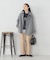 ステンカラーコクーンコート