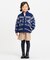 【雑誌掲載商品】雪柄 モールニット ジップアップ ブルゾン
