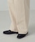 コットンナイロンツイル ワイドテーパードチノパンツ
