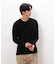 膨れジャカード 長袖Tシャツ