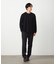膨れジャカード 長袖Tシャツ