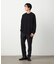 膨れジャカード 長袖Tシャツ